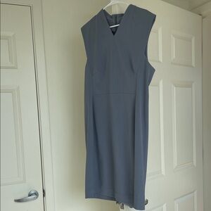 MM LaFleur GrayBlue Sleeveless Dress